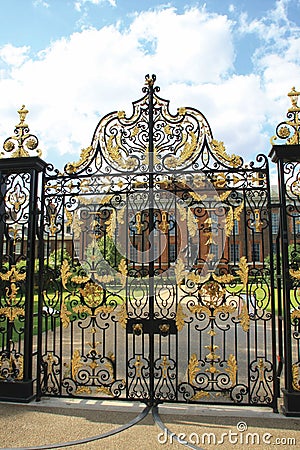 The Gate at Kensington Palace Stock Photo