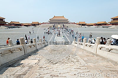 Gate of Supreme Harmony Editorial Stock Photo