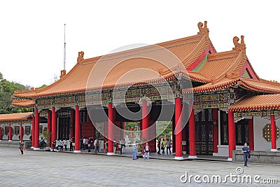 Gate of taipei martyrs' shrine Editorial Stock Photo