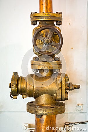 Gate valve Stock Photo