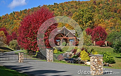 Gated Entry Stock Photo