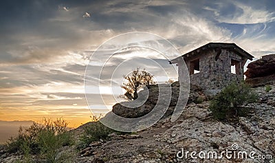 Gates Pass in Tucson, Arizona Stock Photo