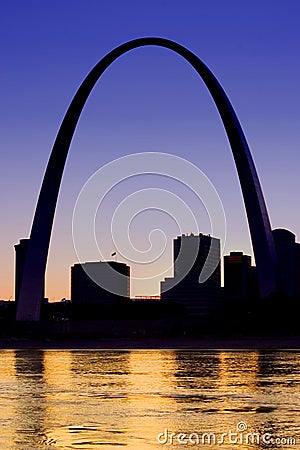 Gateway arch Stock Photo