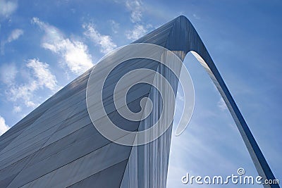 Gateway Arch Detail Stock Photo