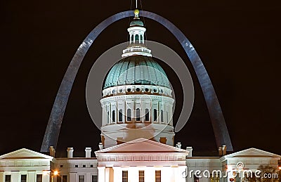 Gateway Arch St. Louis Stock Photo