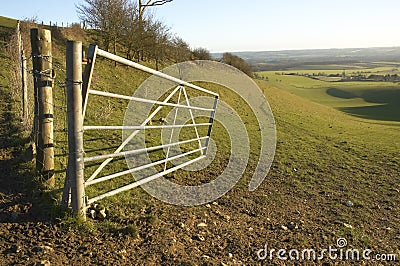 Gateway to the countryside Stock Photo