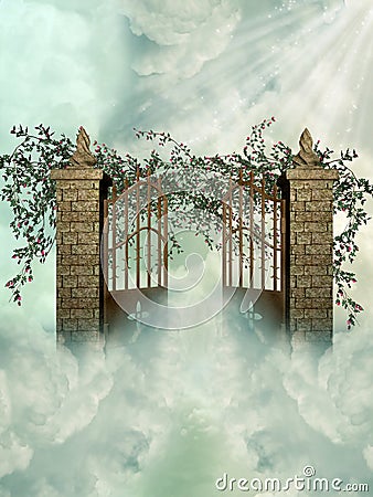 Gateway to the heaven Stock Photo