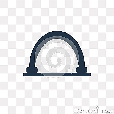 Gateway vector icon isolated on transparent background, Gateway Vector Illustration