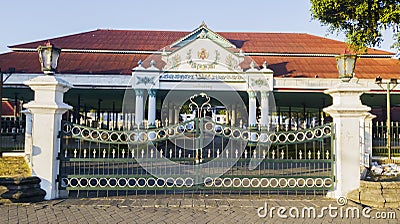 Gateway of Yogyakarta palace Editorial Stock Photo