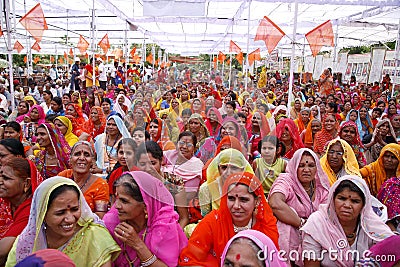 A gathering of brahmin women Editorial Stock Photo