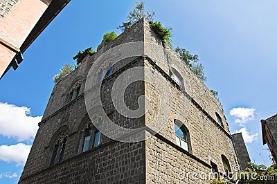 Gatti Palace. Viterbo. Lazio. Italy. Stock Photo