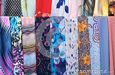 Gauze scarf Stock Photo