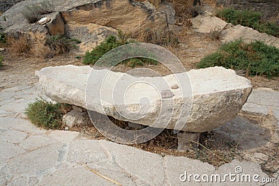 Gaval Dash musical gemstone. Gobustan. Stock Photo