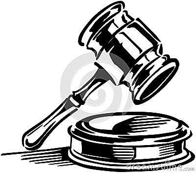 Gavel Vector Illustration