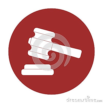 Gavel icon Stock Photo