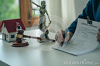 Gavel Law, Judge. It represents justice. real estate auction in There are experts to Stock Photo