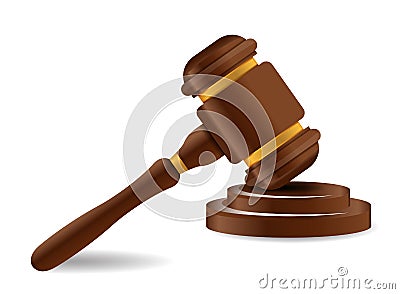 Gavel and sound block Stock Photo