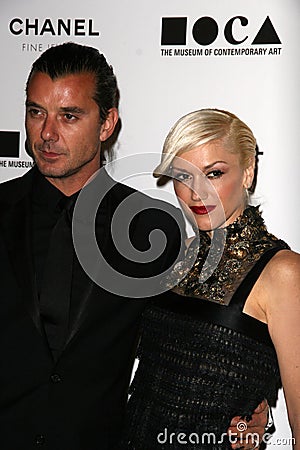 Gavin Rossdale,Gwen Stefani Editorial Stock Photo