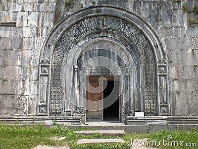 Gavit entrance, Haghpat Monastery Stock Photo