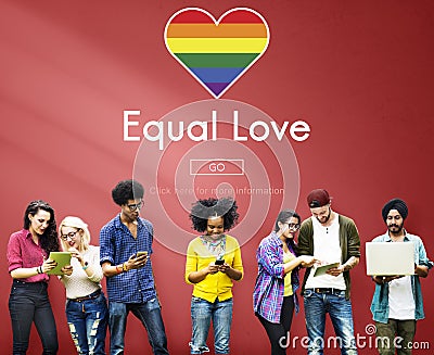 Gay LGBT Equal Rights Homosexuality Concept Stock Photo