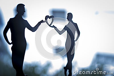 Gay LGBT wedding couple Stock Photo