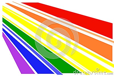 Gay pride colors, abstract background Vector Illustration