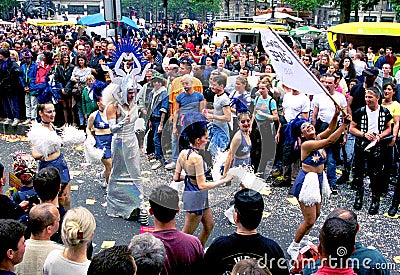Gay Pride in Paris Editorial Stock Photo