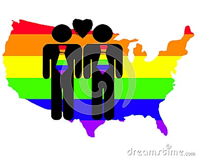 Gay Pride in the US Stock Photo