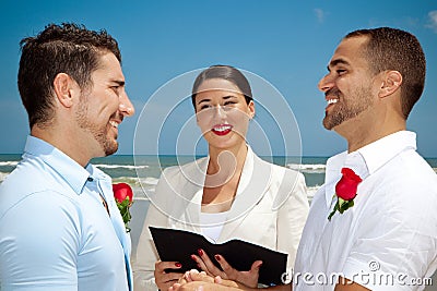 Gay wedding ceremony Stock Photo