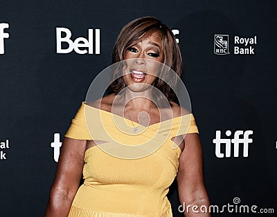 Gayle King at premiere of Sidney biopic movie premiere Editorial Stock Photo
