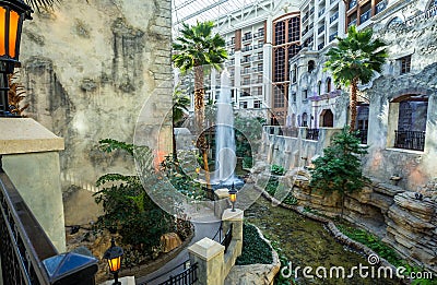 Gaylord Texan Resort Beautiful unique interior design Editorial Stock Photo