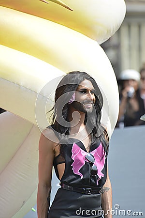 Gaypride 2014 Amsterdam Editorial Stock Photo