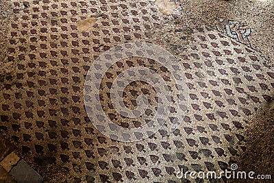 The inauguration of Mukheitim archaeological site, which houses the remnants of a Byzantine church, in Gaza Strip Editorial Stock Photo