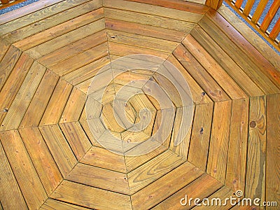 Gazebo Floor Stock Photo