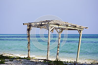 Gazebo Grand Bahama Island Stock Photo