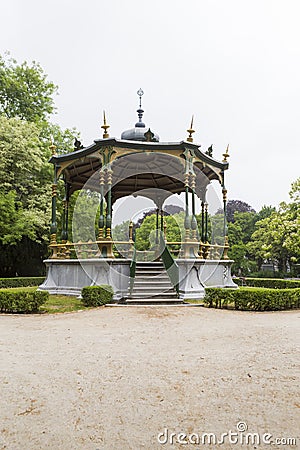 Gazebo from Koningin Astridpark Stock Photo