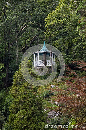 The Gazebo in Portmeirion, North Wales, UK Stock Photo