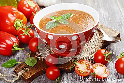 Gazpacho Stock Photo