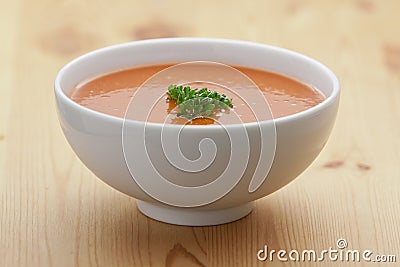 Gazpacho tomato soup Stock Photo