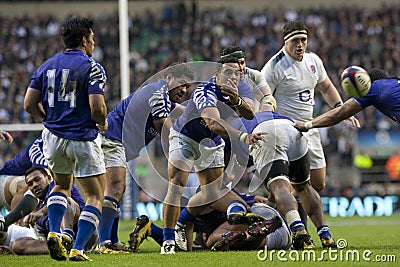 GBR: Rugby Union England Vs Samoa Editorial Stock Photo