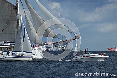 Gdansk, Poland - September 6th 2020 : The 24th Baltic Sail Editorial Stock Photo