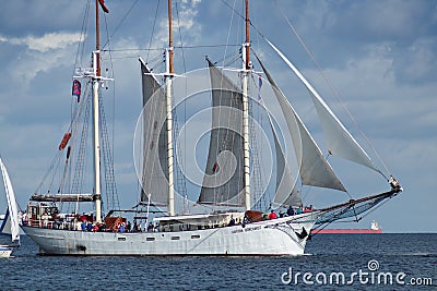 Gdansk, Poland - September 6th 2020 : The 24th Baltic Sail Editorial Stock Photo