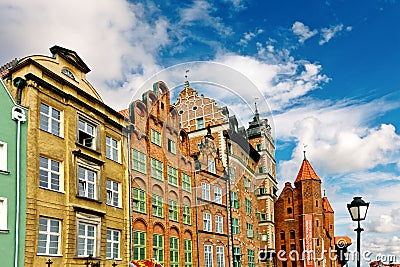 Gdansk city center Stock Photo