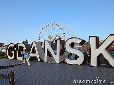 Gdansk Poland Baltic City Waterfront Editorial Stock Photo