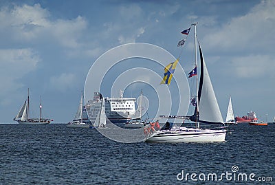 Gdansk, Poland - September 6th 2020 : The 24th Baltic Sail. Editorial Stock Photo