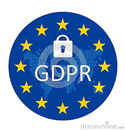 GDPR general data protection regulation Stock Photo