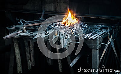 Gear for the blacksmith Stock Photo