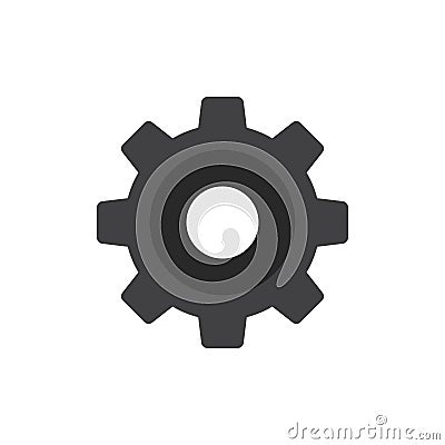 Gear or cog icon Vector Illustration