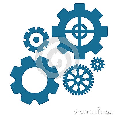 Gear or Cog Icon Vector Illustration Vector Illustration