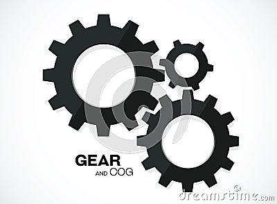 Gear cogs Vector Illustration